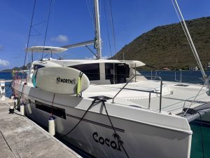 deck, Leopard 48, catamaran for sale