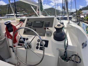 helm, Leopard 48, catamaran for sale
