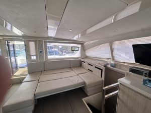salon, Leopard 48, catamaran for sale