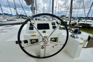 helm, Lagoon 450, catamaran for sale