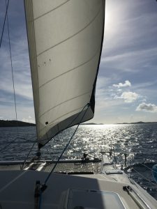 deck, Voyage 520, catamaran for sale