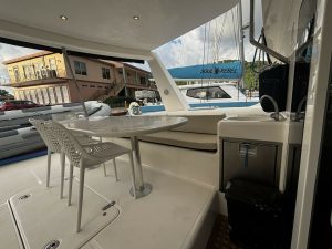 cockpit, Voyage 520, catamaran for sale
