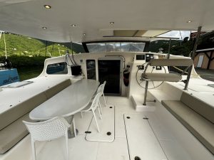 cockpit, Voyage 520, catamaran for sale