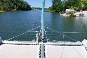 deck, Leopard 48, catamaran for sale