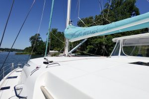 deck, Leopard 48, catamaran for sale