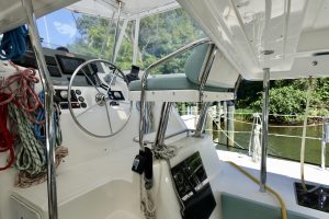 cockpit, Leopard 48, catamaran for sale