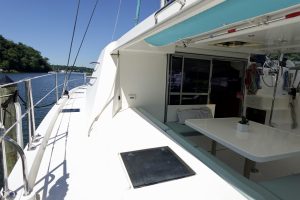 deck, Leopard 48, catamaran for sale