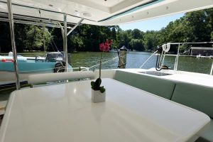 cockpit, Leopard 48, catamaran for sale