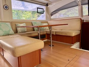 salon, Leopard 48, catamaran for sale
