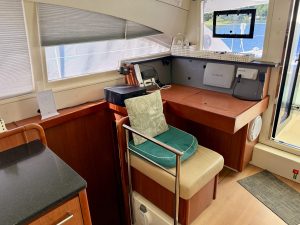 navigation station, Leopard 48, catamaran for sale