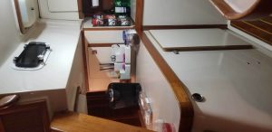 interior, Irwin, sailboat for sale