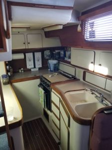 interior, Irwin, sailboat for sale