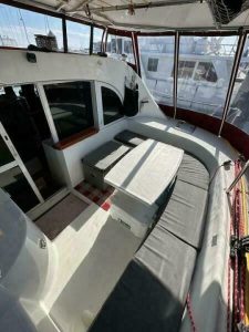 cockpit, Lagoon 380, trawler for sale