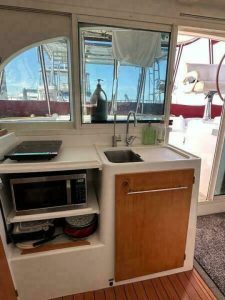 interior, Lagoon 380, trawler for sale
