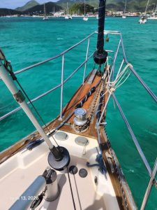 deck, Island Packet 38, sailboat for sale