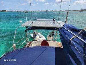 cockpit, Island Packet 38, sailboat for sale