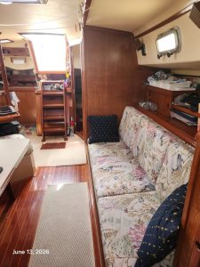 salon, Island Packet 38, sailboat for sale