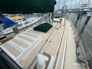deck, Tayana 37, sailboat for sale
