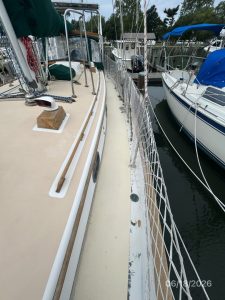 deck, Tayana 37, sailboat for sale