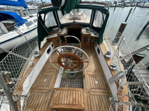 cockpit, Tayana 37, sailboat for sale