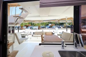 cockpit, FP 40 Isla, catamaran for sale