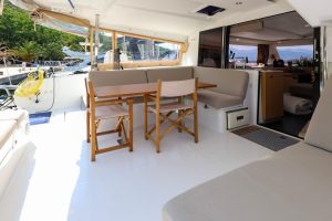 cockpit, FP 40 Isla, catamaran for sale