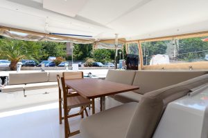 cockpit, FP 40 Isla, catamaran for sale