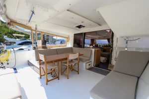 cockpit, FP 40 Isla, catamaran for sale