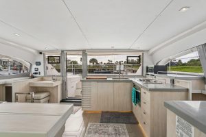 interior, Leopard 43 PowerCat, trawler for sale