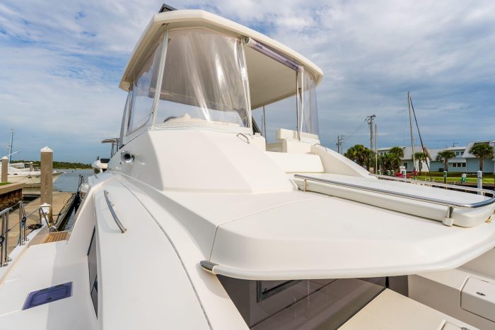 deck, Leopard 43 PowerCat, power catamaran for sale