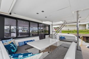 cockpit, Leopard 43 PowerCat, trawler for sale
