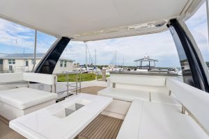 cockpit, Leopard 43 PowerCat, trawler for sale