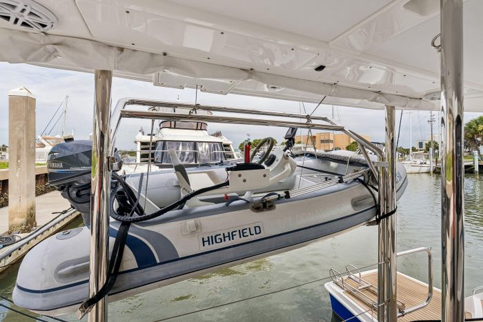 deck, Leopard 43 PowerCat, power catamaran for sale