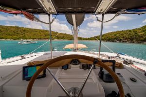 helm, Lagoon 500, catamaran for sale