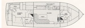 diagram, Grand Banks 42 Classic, trawler for sale