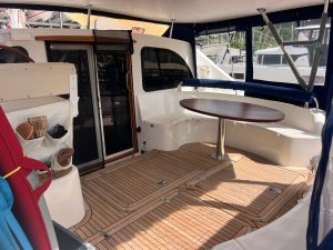 cockpit, Privilege 495, catamaran for sale