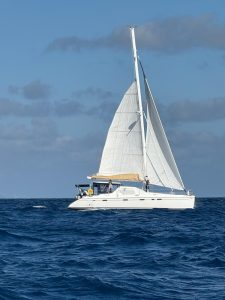 underway, Privilege 495, catamaran for sale