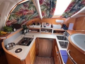 interior, Privilege 495, catamaran for sale