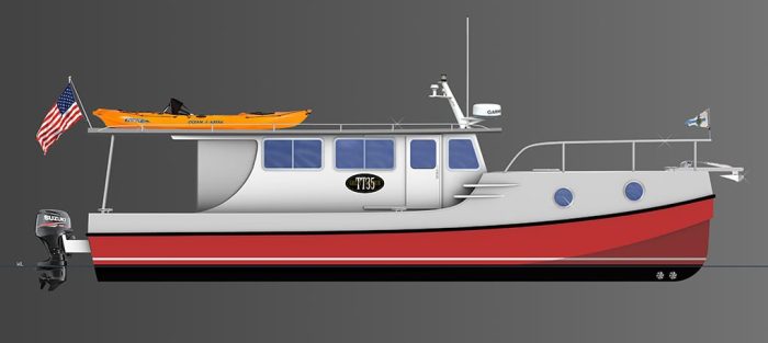 diagram, Great Harbour TT35, trawler for sale