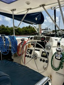 helm, Leopard 44, catamaran for sale
