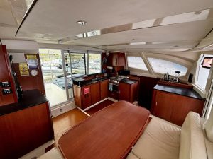salon, Leopard 44, catamaran for sale