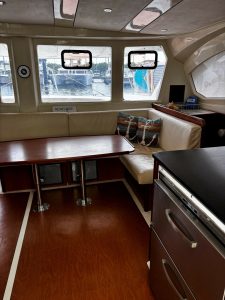 salon, Leopard 44, catamaran for sale