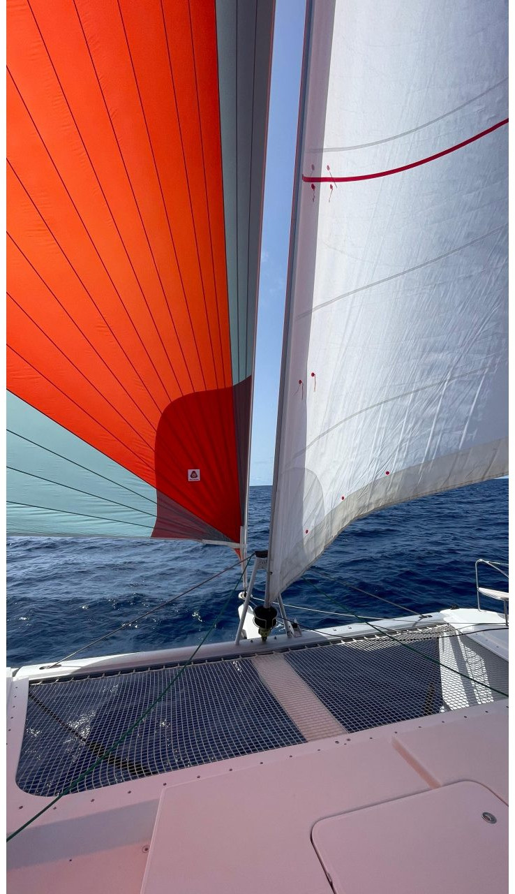 underway, FP 47 Saona, catamaran for sale