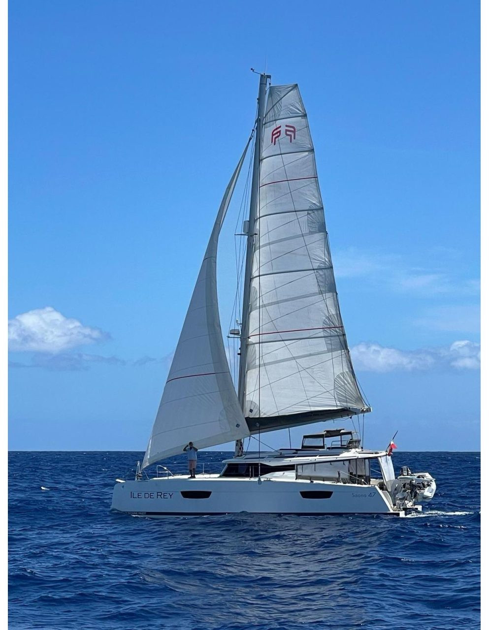 exterior, FP 47 Saona, catamaran for sale