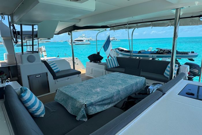 cockpit, FP 47 Saona, catamaran for sale