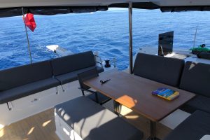 cockpit, FP 47 Saona, catamaran for sale