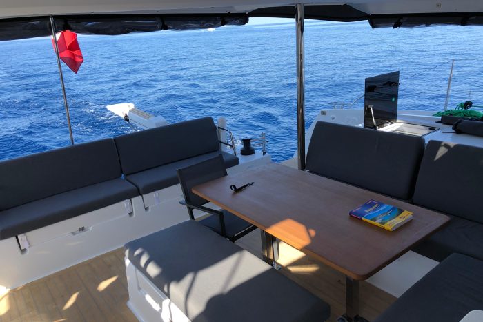 cockpit, FP 47 Saona, catamaran for sale