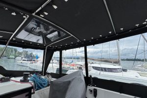 cockpit, FP 47 Saona, catamaran for sale