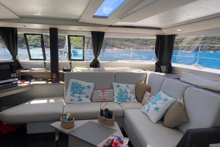 salon, FP 47 Saona, catamaran for sale