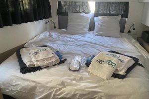 bed, FP 47 Saona, catamaran for sale